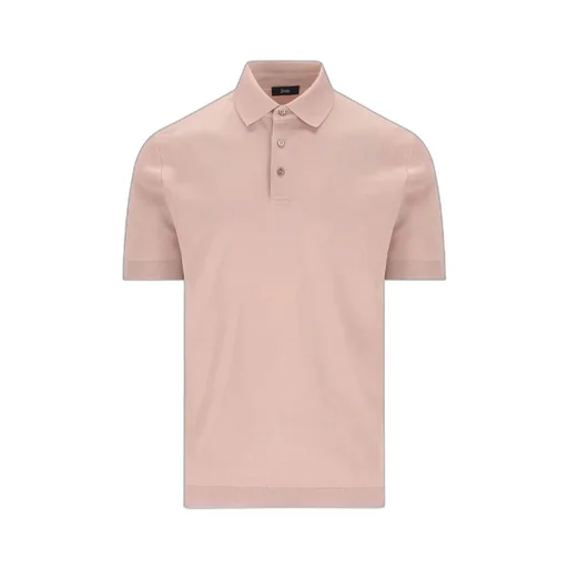 Herno Short-Sleeved Knitted Polo Shirt