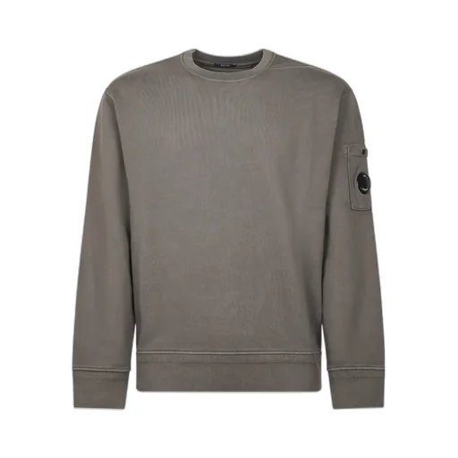 C.P. Company Lens Detailed Crewneck Sweatshirt