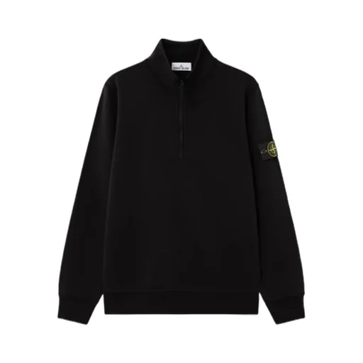 Regular-Fit Half-Zipper Sweatshirt