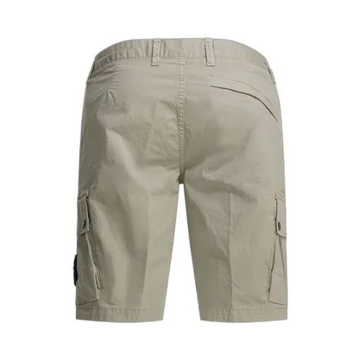 Stone Island Logo Patch Cargo Shorts