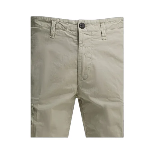Stone Island Logo Patch Cargo Shorts