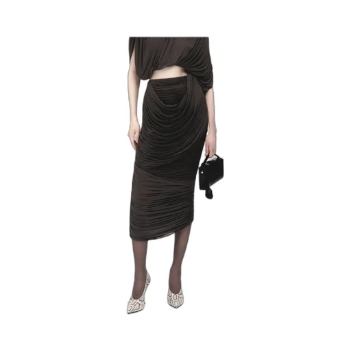 Magda Butrym Re 26 Draped Maxi Skirt