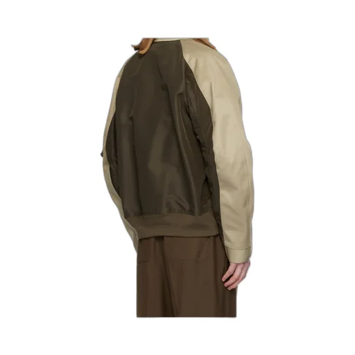Sacai Twill Collared Zip-Up Blouson