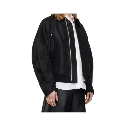 Sacai Twill Collared Zip-Up Blouson