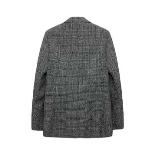 Glen Plaid Wool Blazer