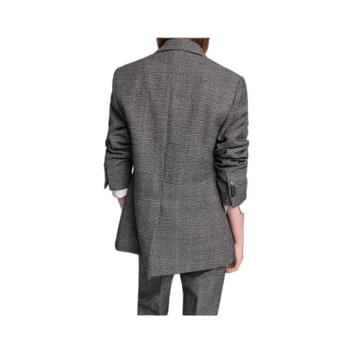 Glen Plaid Wool Blazer
