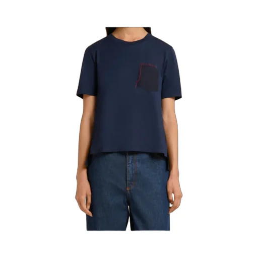 Marni Asymmetric Pocket Logo T-Shirt