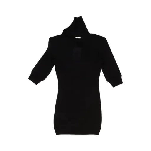 The Attico Turtleneck Knitted Dress