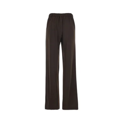 Elastic Waist Wide-Leg Pants