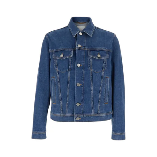 Jacob Cohen Logo Patch Stretch Denim Jacket