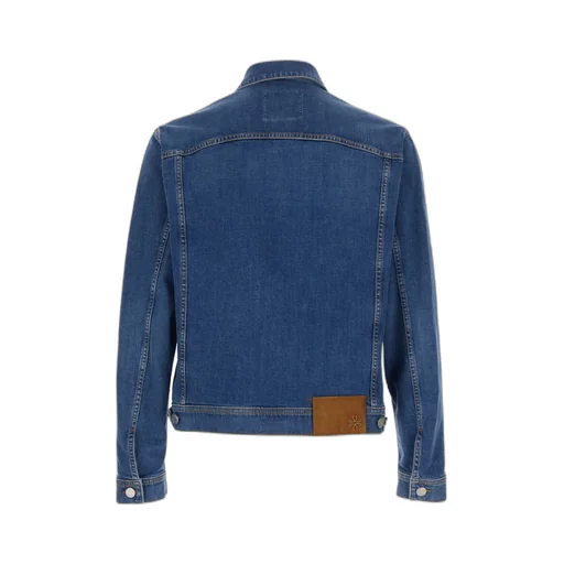 Jacob Cohen Logo Patch Stretch Denim Jacket