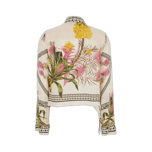 Blumarine Floral Printed Long Sleeved Shirt