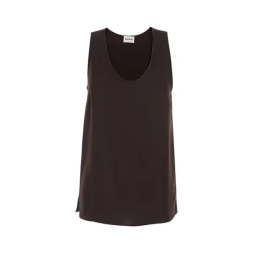 Sleeveless Crew Neck Vest