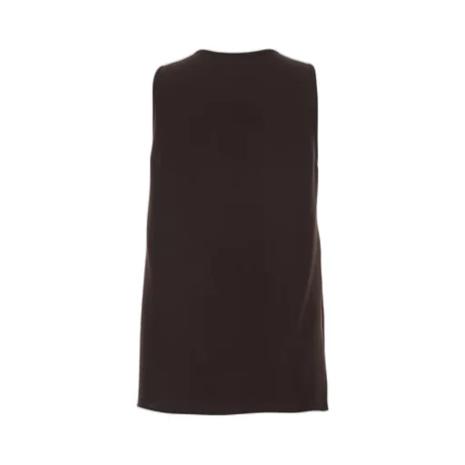 Sleeveless Crew Neck Vest