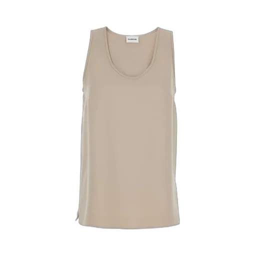 Sleeveless Crew Neck Vest