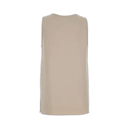 Sleeveless Crew Neck Vest