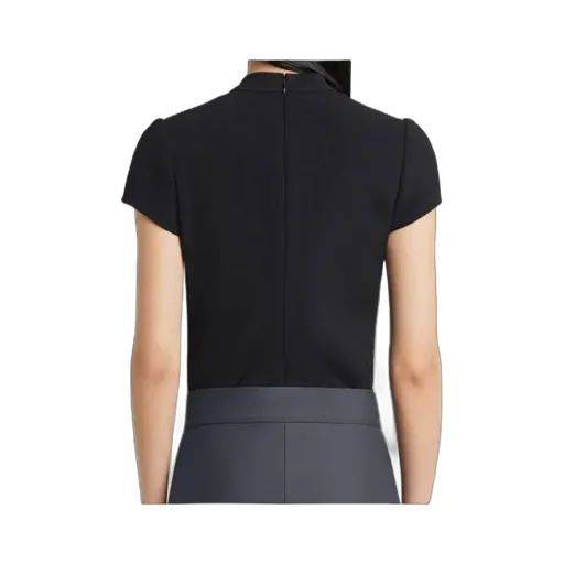 CourrÈGes Heritage Logo-Embroidered Top