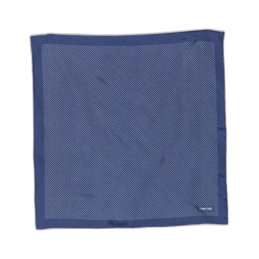 Dot-Print Silk Pocket Scarf