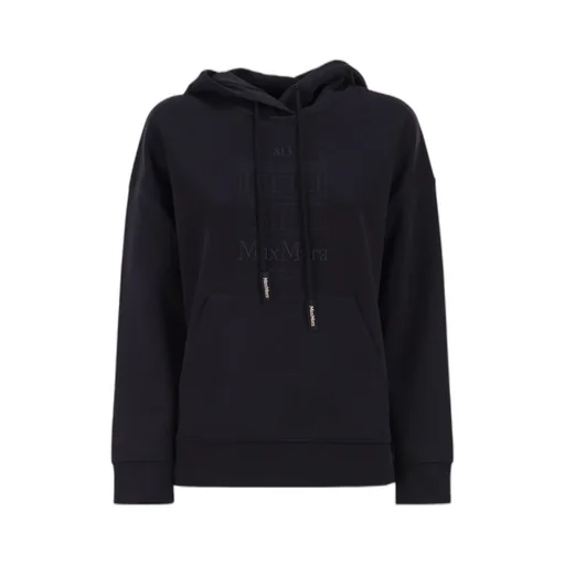 's Max Mara Logo Embroidered Drawstring Hoodie