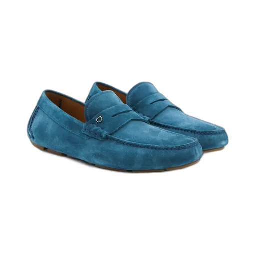 Ferragamo Almond Toe Slip-On Loafers