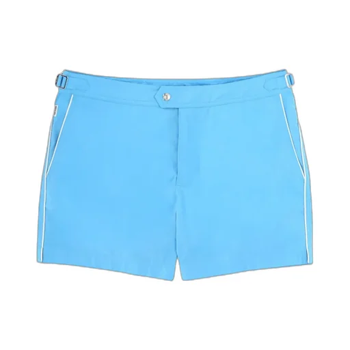 Tom Ford Piped-Trim Straight Hem Swim Shorts
