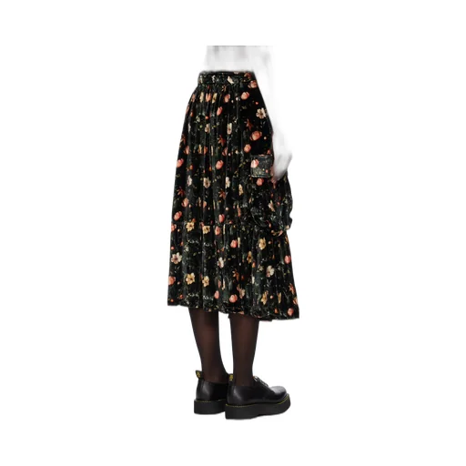 Printed Midi Skirt