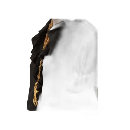 Short-Sleeve Ruffle Top In CrÊPe De Chine