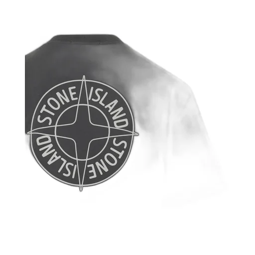 Stone Island Logo Printed Crewneck T-Shirt