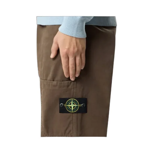 Loose-Fit Cargo Trousers With Elasticated Waistband