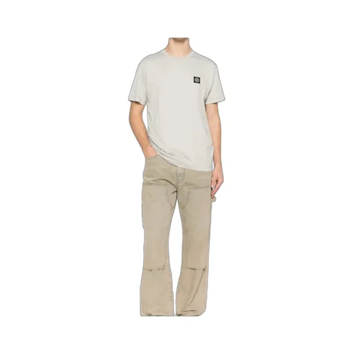 Stone Island Logo Patch Crewneck T-Shirt