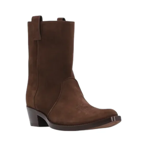 Khaite Clive Pointed-Toe Ankle Boots