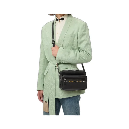 Zippered Shoulder Bag