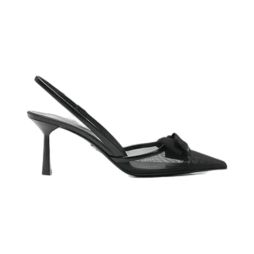 Bow Pointed-Toe Pumps