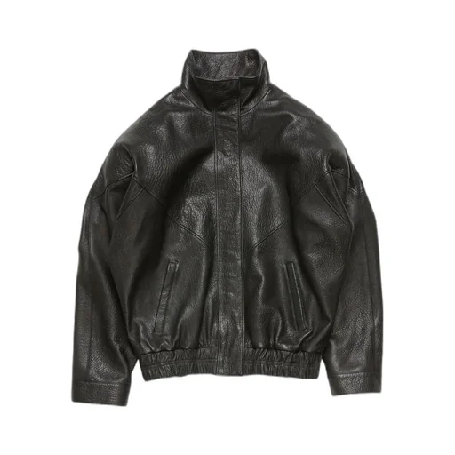 Acne Studios Leather Logo Jacket