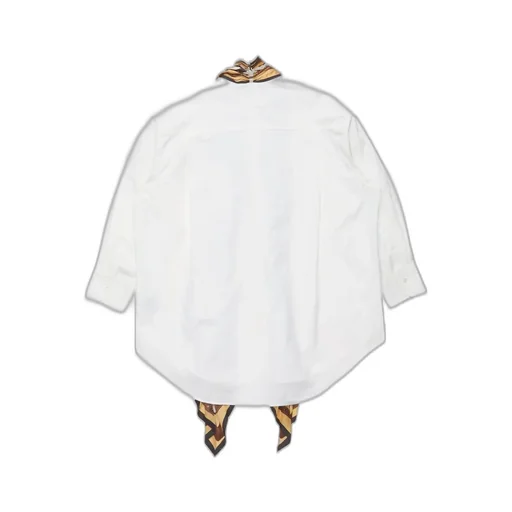 Faux Two-Piece Shirt Dress