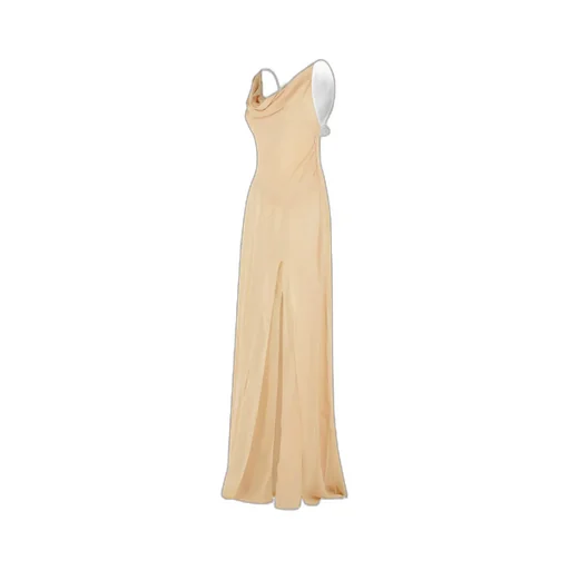 Blumarine Open-Back Sleeveless Long Dress