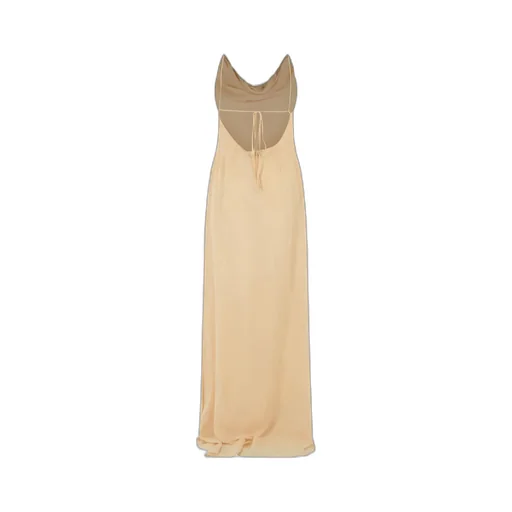 Blumarine Open-Back Sleeveless Long Dress