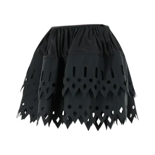 Blumarine Elasticated Waist Layered Mini Skirt