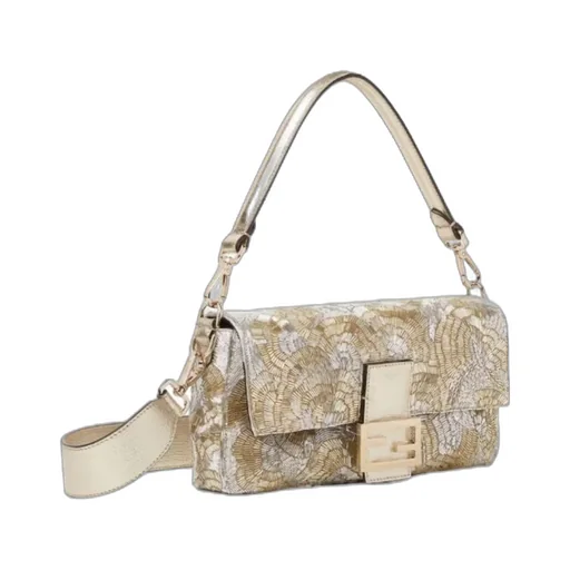 Baguette® Silver And Gold Embroidered Bag