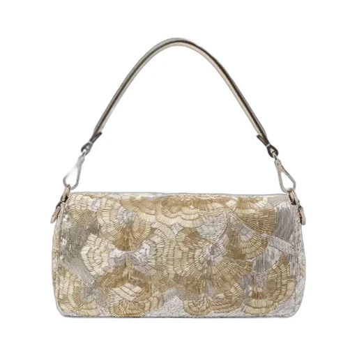 Baguette® Silver And Gold Embroidered Bag