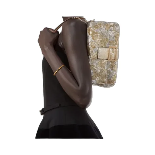 Baguette® Silver And Gold Embroidered Bag