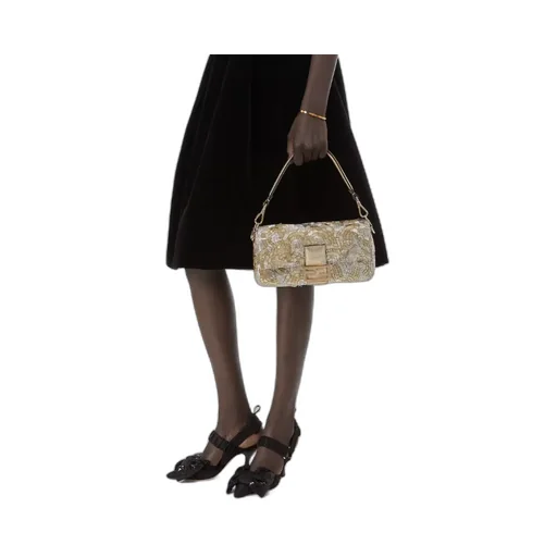 Baguette® Silver And Gold Embroidered Bag