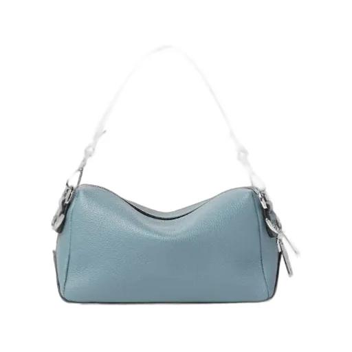 Fendi Lui Small Mercury Blue Leather Bag