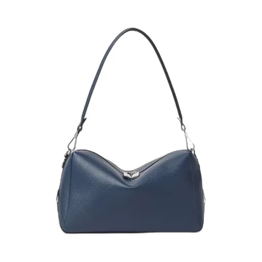 Fendi Lui Medium Dark Blue Leather Bag