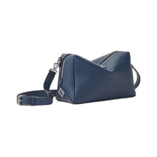 Fendi Lui Medium Dark Blue Leather Bag