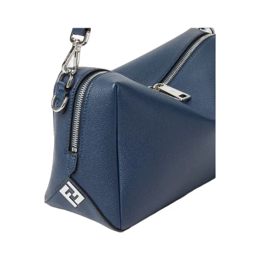 Fendi Lui Medium Dark Blue Leather Bag