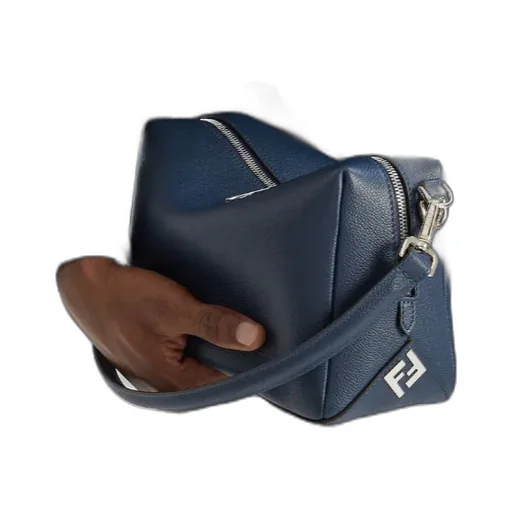 Fendi Lui Medium Dark Blue Leather Bag
