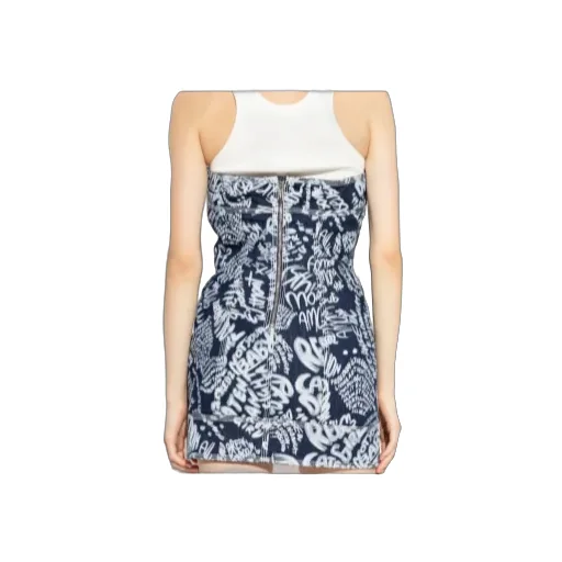 Dsquared2 Denim Off-Shoulder Dress