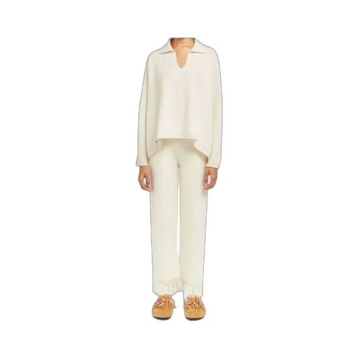 Finest Polo-Collar Ribbed Sweater