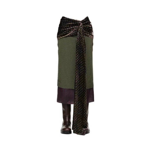 Dries Van Noten Midi Skirt